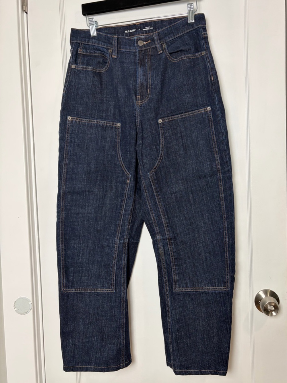 Old Navy High Rise Barrel Leg Jeans - Picture 14 of 16